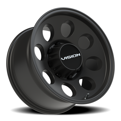 Vision Wheel 8-165.1 SB Midway 8-Lug Satin Black Wheel
