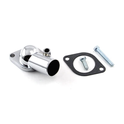 Speedmaster PCE191.1002 Chevy SBC 350 15 Degree Thermostat Housing Water Neck Chrome 1968-86