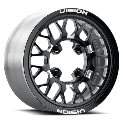 Vision Wheel 5x114.3 Gloss Black Machined Forged Wheel