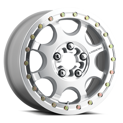 Vision Wheel 5x4.5" As-Cast Machined Finish Automotive Wheel Rim