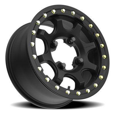 Vision Wheel 4-136 Satin Black Wheel w/ SB Ring
