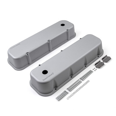 Speedmaster Chevy BBC 454 Aluminum Valve Covers Silver 1-314-002-02