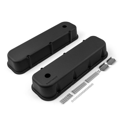 Speedmaster Chevy BBC 454 Aluminum Valve Covers Black 1-314-002-03