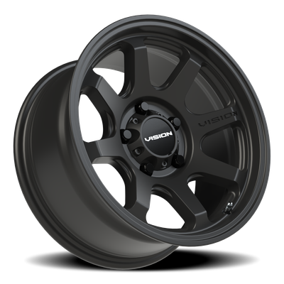 Vision Wheel 5x4.5 Satin Black VIS FLOW Automotive Wheel