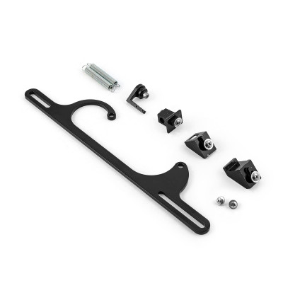 Speedmaster Carburetor Throttle Cable Bracket Kit w/ Return Springs - Billet Black PCE124.1014.01