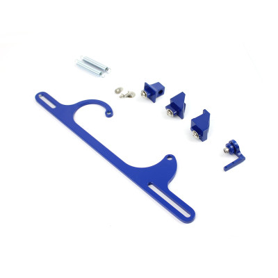 Speedmaster Carburetor Throttle Cable Bracket Kit w/ Return Springs - Billet Blue PCE124.1014.02