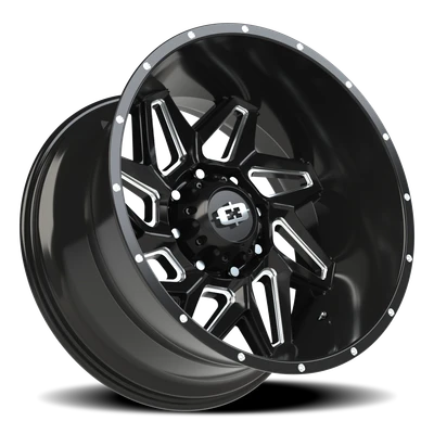 Vision Wheel 8-165.1 Spyder Gloss Black Machined Automotive Wheel