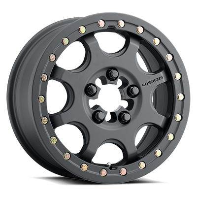 Vision Wheel 5x4.5 Satin Black VIS FLOW Automotive Wheel