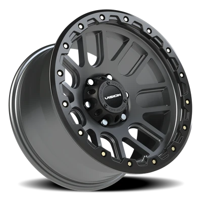 Vision Wheel 6x5.5 Gunmetal Nemesis Aluminum Wheel
