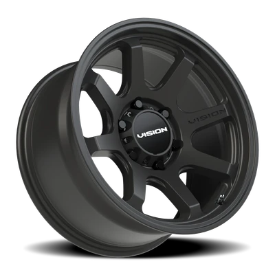Vision Wheel 6-135 SB Flow 6x5.5-Inch Satin Black Automotive Wheel