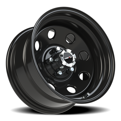Vision Wheel 5x114.3mm Black SOFT8 Steel Wheel Rim