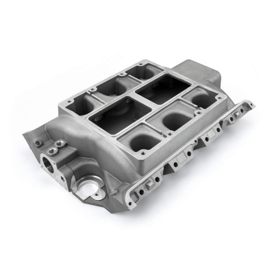 Speedmaster Ford FE 390 428 6-71 8-71 Supercharger Aluminum Intake Manifold Satin