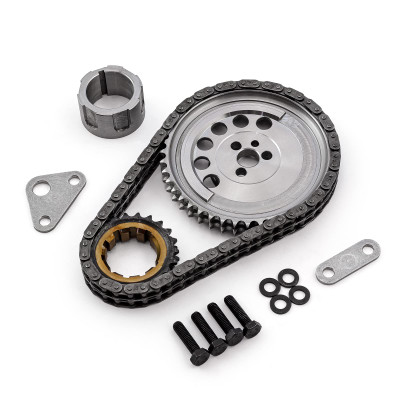 Chevy GM LS3 Double Roller 9 Keyway Billet Steel Timing Chain Kit PCE264.1023