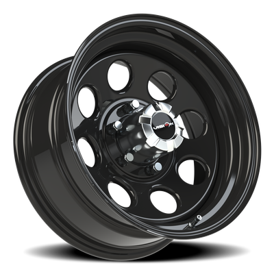 Vision Wheel 6x5.5 Black Steel Wheel - 139.7mm Bolt Circle