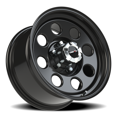 Vision Wheel 6-5.5 Black Satin Steel Automotive Wheel