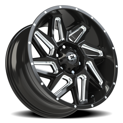 Vision Wheel 6-139.7 GBMS VIS SPYDER Gloss Black Machined Automotive Wheel