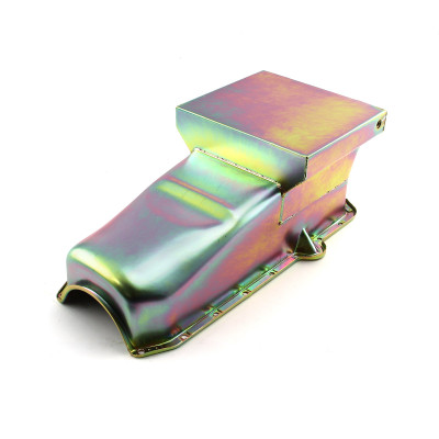 Speedmaster Chevy SBC 350 2-Piece Rear Sump Oil Pan 7Qt 1980-85 P/Side Drag Zinc