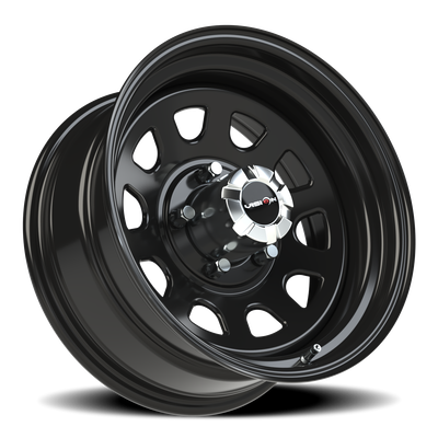 Vision Wheel 5x5.5" Black Steel Wheel with DWIN Finish