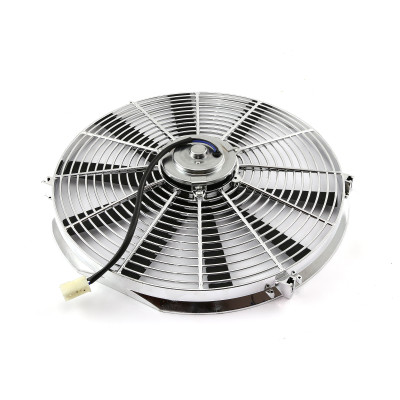 Speedmaster 16" Reversible 12V Radiator Electric Thermo Fan Chrome PCE185.1012