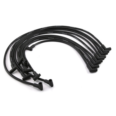 Speedmaster PCE390.1006.01 Universal 90° to 90° Male Black Spark Plug Wire Covers
