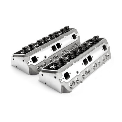 Speedmaster Chevy SBC 350 205cc 64cc Angle Solid Flat Assembled Cylinder Heads PCE281.2008