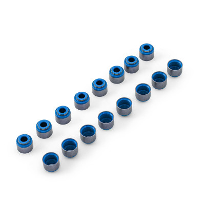 Speedmaster 3/8" Steel & Viton Valve Stem Seals for Ford FE Engines (0.375" x 0.563")