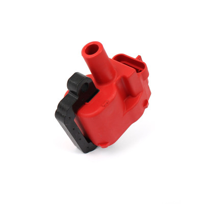 Speedmaster Chevy GM LS1 LS6 12V High Output E-Poxy Ignition Coil Red Round D580 PCE382.1024.01