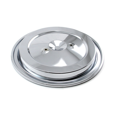 Speedmaster 15" Chrome Dual Wing Nut Air Cleaner Top PCE103.1006