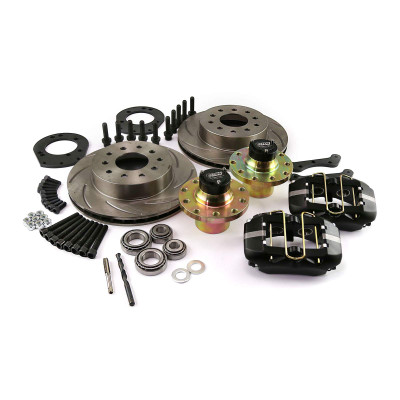 Speedmaster Ford Mustang 1965-1969 Front Disc Brake Conversion Kit 4 Piston Billet