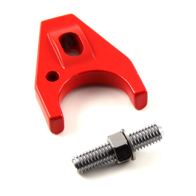 Speedmaster Chevy SBC 350 BBC 454 Red Aluminum Distributor Hold Down Clamp PCE373.1008.05