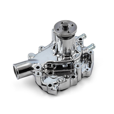 Speedmaster Ford SB 289 302 351 Windsor High Volume Aluminum Driver Side Water Pump Chrome PCE195.1016.03