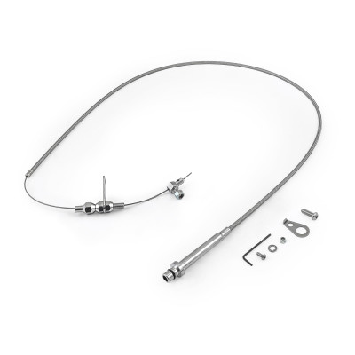 Speedmaster GM Turbo TH350 56" Stainless Steel Braided Kickdown Cable Kit PCE469.1001