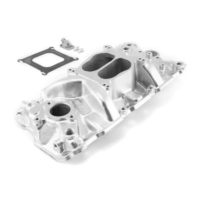 Speedmaster PCE147.1096 Chevy SBC 350 Low-Rise Intake Manifold Ceramic Coated 1957-85 Non-EGR