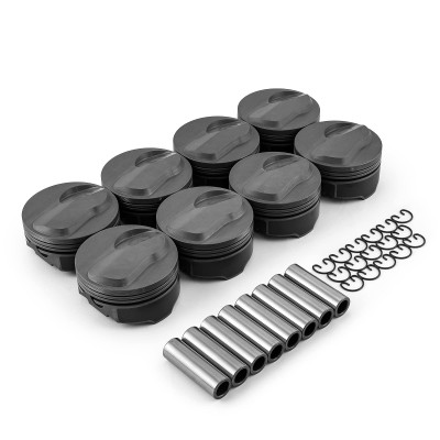 Speedmaster Chevy BBC 454 6.385" 4.330" Bore Dome Top Forged Pistons PCE305.1110.05