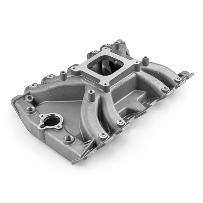 Speedmaster 1-147-097 Oldsmobile 400 425 455 LowRise Aluminum Intake Manifold Satin