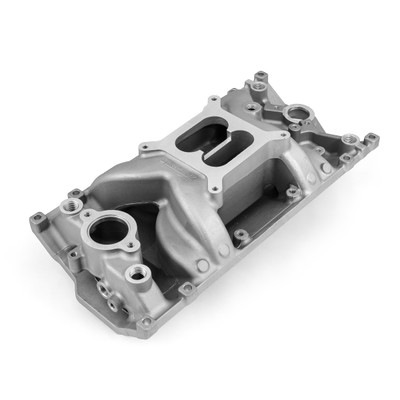 Speedmaster Chevy SBC 350 Vortec MID-AIR MidRise Aluminum Intake Manifold Satin 1-147-010