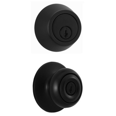 Weslock Keyed Entry Knob & Deadbolt Combo Set – Exterior Key, Interior Thumb-Turn Lock