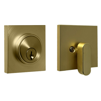 Weslock 00771-4-4FR22 Front Door Deadbolt & Handle Lock Set – Residential, Fits Most Décor Styles