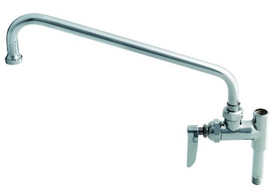 T&S Brass TB015705 Add-On Faucet with 18-Inch Nozzle, Lever Handle and 5-Inch Nipple