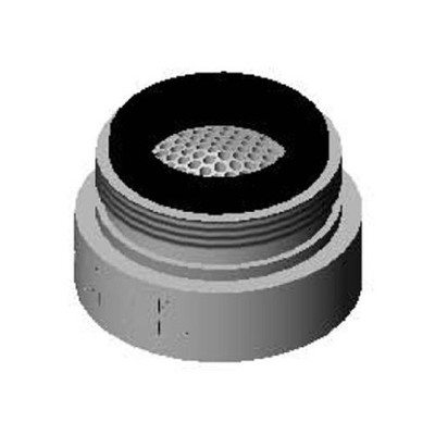 T&S Brass TB019908N05 Vandal-Resistant Spray Device, 13/16"-27Un Male Threads, 0.5 GPM