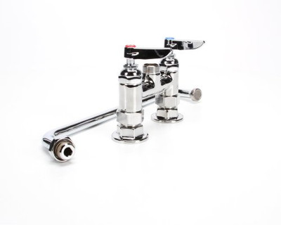 T&S Brass TB0225CR B-0225 Double Pantry Faucet Deck Mount