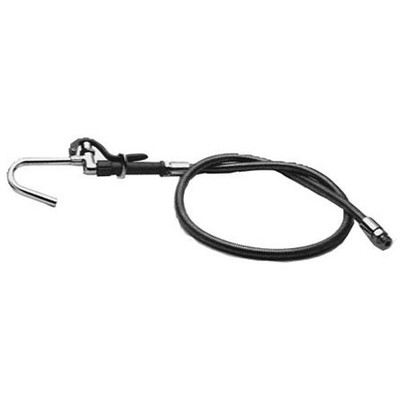 T&S Brass TB0102A Pot and Glass Filler with Hook Nozzle and 68-Inch Flexible Stainless Steel Hose