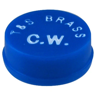 T&S Brass T00168645 T & S PLASTIC INDEX BUTTON, BLUE, COLD SX-0033142