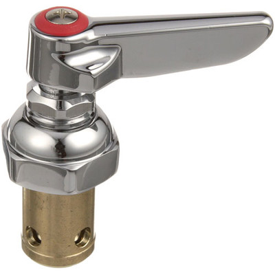 T&S Brass 002714-40 Spindle Assembly for Eterna Valve Replacement. Hot Side Handle Stem Assembly Replacement Fits all T & S Faucets.