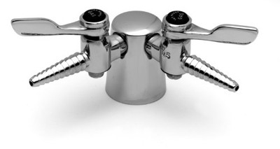 T&S Brass TBL42000 Lab Turret, Tapered with Two 90-Degree Hose Cocks