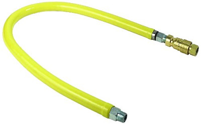 T&S Brass THG4D36 Gas Hose with Quick Disconnect, 3/4-Inch Npt and 36-Inch Long