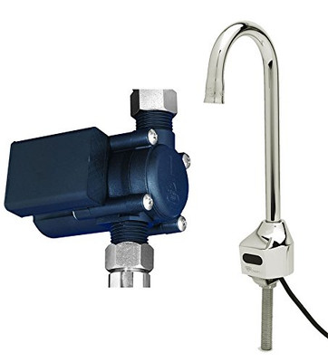 T&S Brass TEC3102HG Checkpoint Electronic Deck Mount Spout Faucet W/ Hydro-Generator