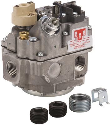 ROBERTSHAW® MILLIVOLT GAS VALVE, 250 TO 750 MILLIVOLTS Robertshaw -- wall thermostat actuated combinatio