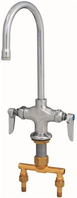 T&S Brass 02-0300 -M T & S DOUBLE PANTRY FAUCET T & S DOUBLE PANTRY FAUCET13" High Deck To Top Of