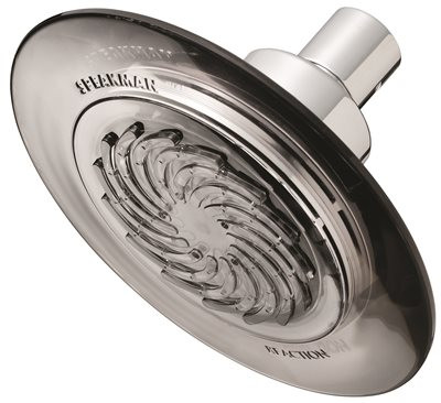 SPEAKMAN 2475634 ® REACTION™ LOW-FLOW, SINGLE-FUNCTION SHOWERHEAD, CHROME AND SMOKEY GRAY, 2 GPM